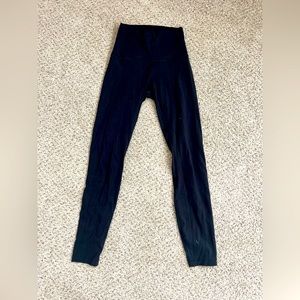 Black Lululemon Leggings, size 0